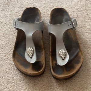 Silver studded Birkenstock’s